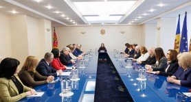 Maia Sandu a discutat cu profesorii și rectorii despre referendumul pentru aderarea Moldovei la UE